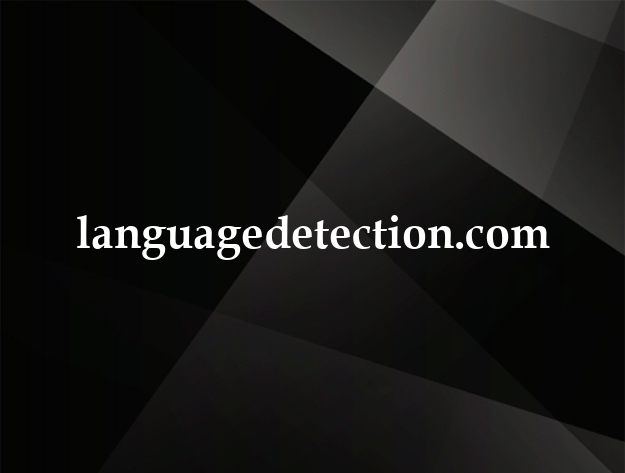 languagedetection.com