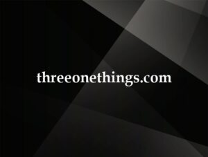 threeonethings.com