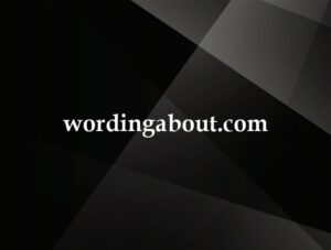 wordingabout.com