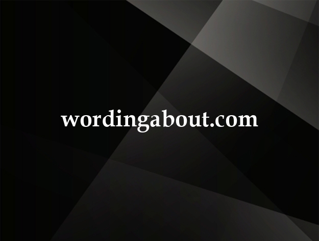 wordingabout.com